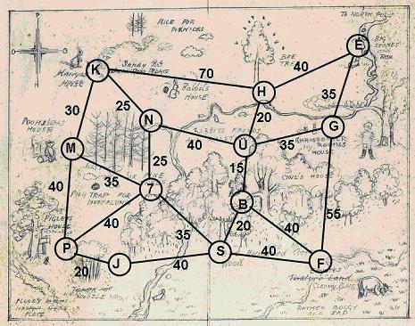 Kinyílt a hóvirág(„Preparatory sketch-map for endpapers of Winnie the Pooh”, http://www.flickr.com/photos/85009674@N00/3065959655/sizes/l/ felhasználásával)